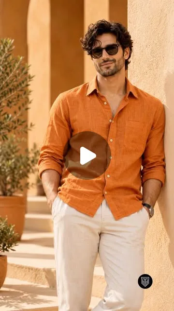 Orange tones, effortless comfort, and timeless style. 🧡✨ Meet the charm of premium linen fabric—lightweight, breathable, and made for those who believe style…